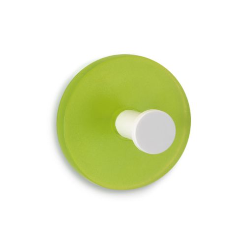 Colgador adhesivo circular / verde