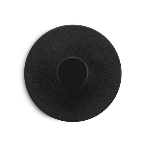 Colgador adhesivo circular / negro