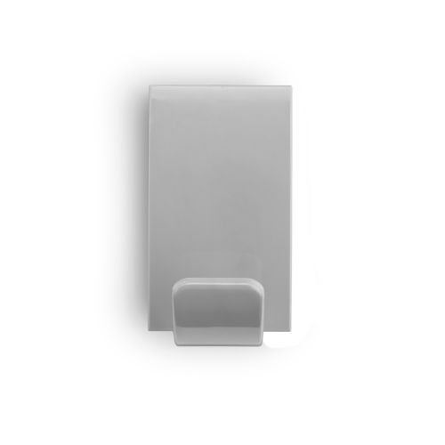 Colgador adhesivo / gris claro