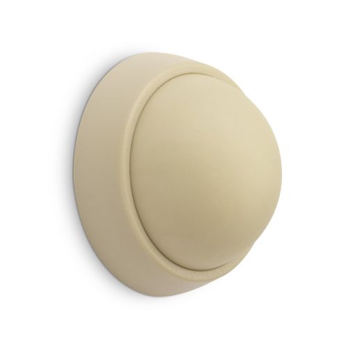Tope puerta adhesivo de pared / beige