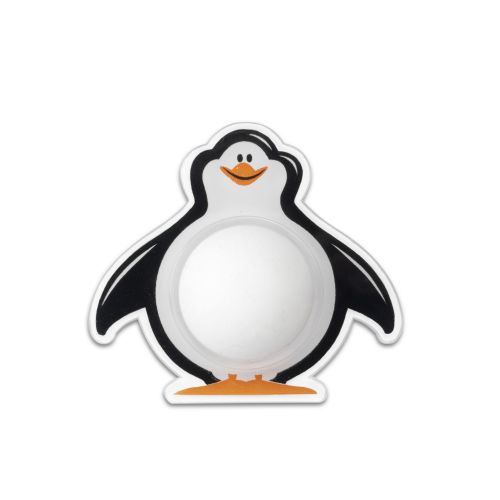 Mod.2463 Tope pared adhesivo pingüino