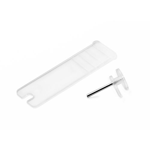 Colgador pared / transparente