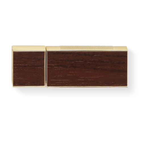 Pestillo para puerta con tornillos / madera oscura