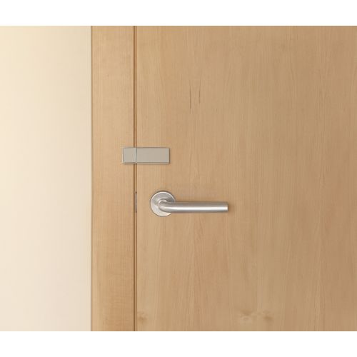 Pestillo para puerta con tornillos / plata