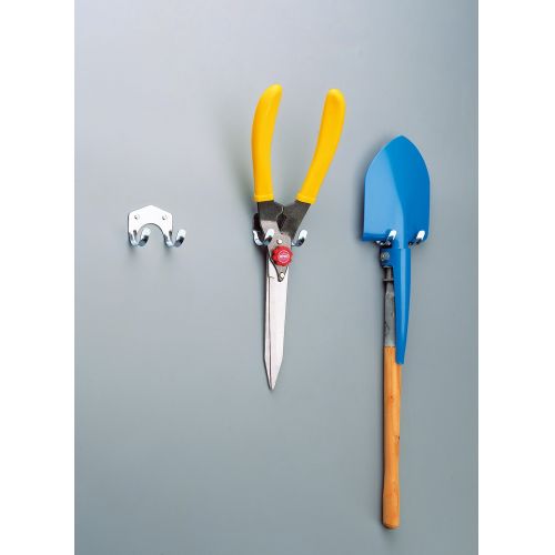 Colgador herramientas con tornillos / zincado