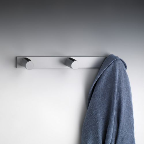 Colgador cilíndrico triple / blanco