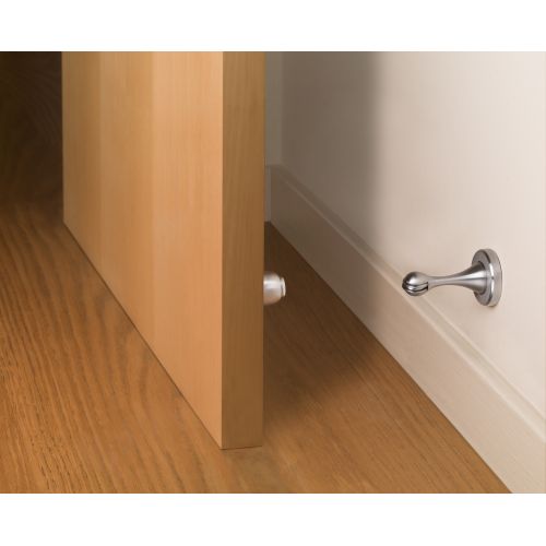 Retenedor magnético metálico de pared / acero inox.