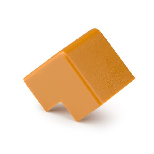 Enlace convexo para canaleta 12 x 7 mm / cerezo