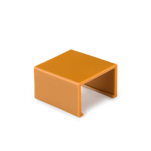 Enlace recto para canaleta 16 x 10 mm / cerezo