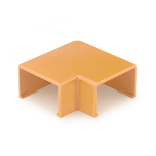 Enlace plano 90º para canaleta 16 x 10 mm / roble