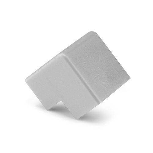 Enlace convexo para canaleta 21 x 11,5 mm / gris metalizado