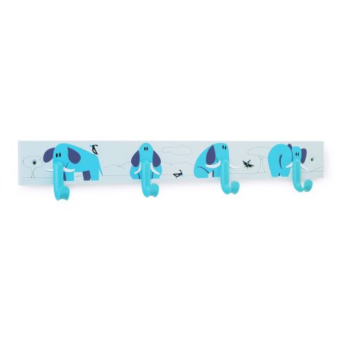 Colgador múltiple infantil / Elefante azul