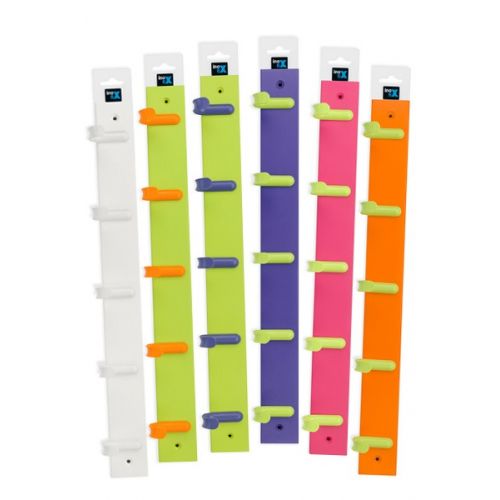 Colgador 5 ganchos varios colores / surtido-colores