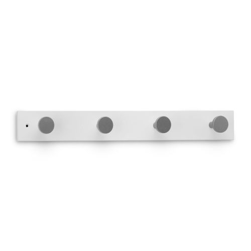 Colgador haya 4 pomos / blanco