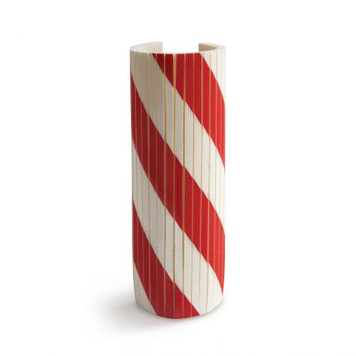 Protector parking para columna / rojo-blanco