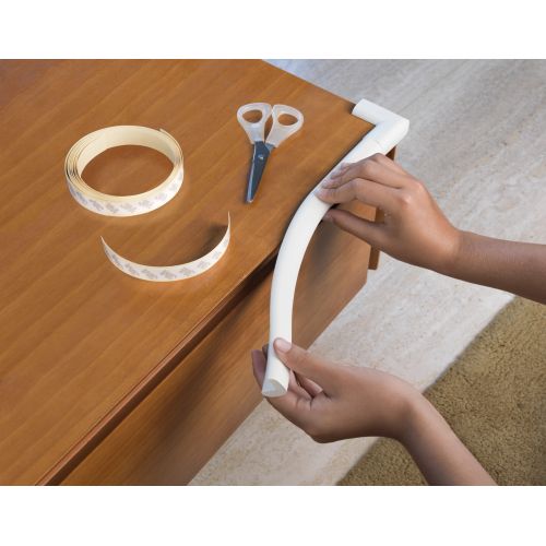 Rollo protector cantos (2 m) + 4 esquineras / blanco