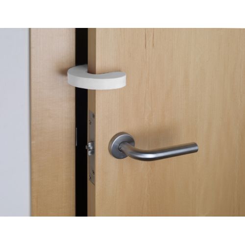 Tope salva dedos para puertas / blanco