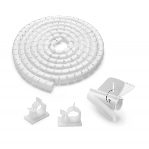 Agrupador de cables flexible / blanco