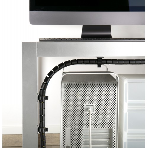Agrupador de cables flexible / negro