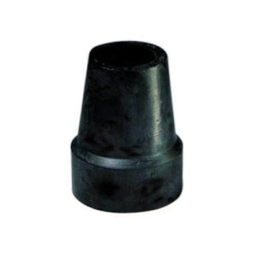 Contera exterior goma Ø 19mm. con arandela para muletas / negro