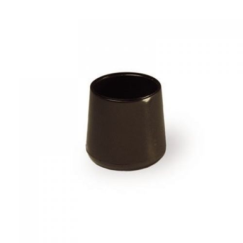Contera redonda exterior flexible Ø 10 mm / negro