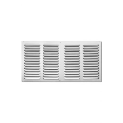 Rejilla  aluminio 200x400 mm / plata