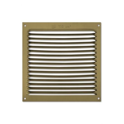 Rejilla  aluminio 170x170 mm / bronce