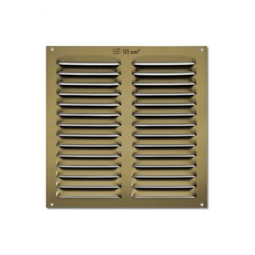 Rejilla  aluminio 200x200 mm / bronce