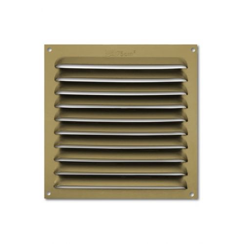 Rejilla  aluminio 150x150 mm / bronce