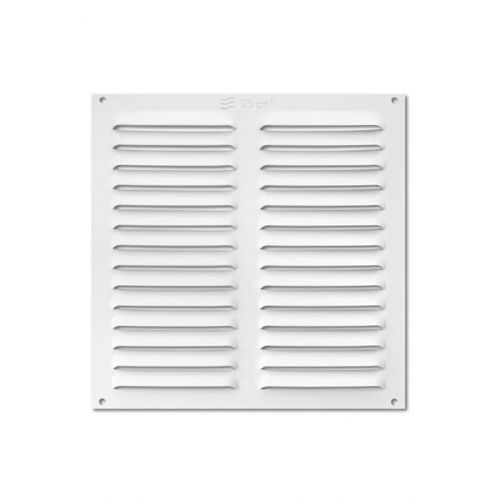 Rejilla  aluminio 200x200 mm / blanco