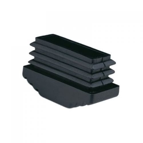 Contera interior 20x50 mm para escalera / negro