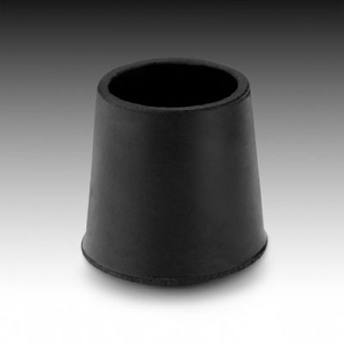 Contera redonda exterior goma Ø 12 mm / negro