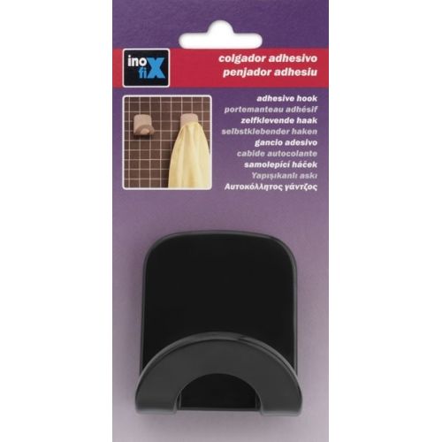 Colgador adhesivo arco / gris