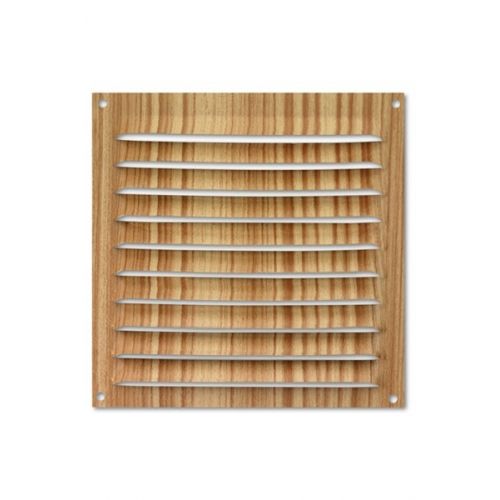 Rejilla  aluminio 150x150 mm / madera clara
