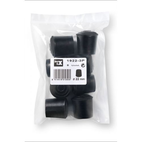 Contera exterior goma Ø 22 mm / negro