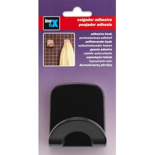 Colgador adhesivo arco / negro