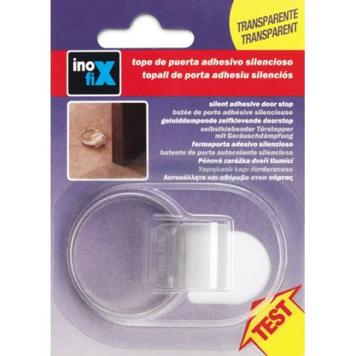 Tope adhesivo transparente silencioso / transparente
