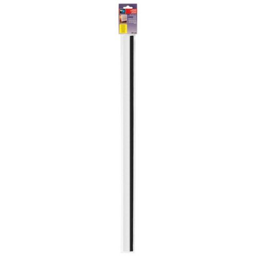 Burlete para puerta adhesivo 820 mm con cepillo / blanco