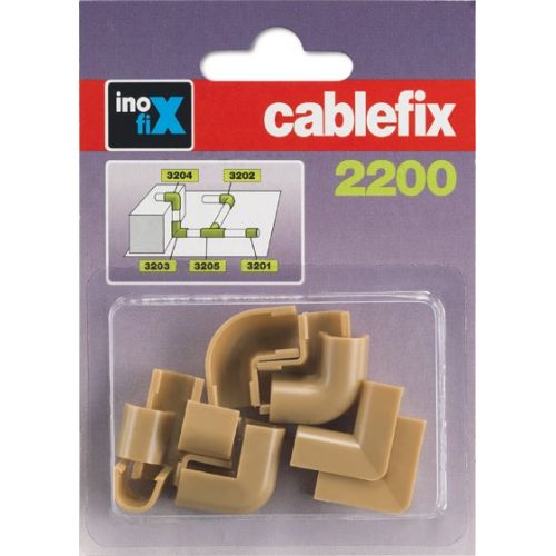 Enlaces surtidos para cablefix 2200 / beige