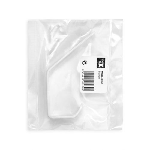 Colgador de acero doble / blanco