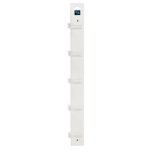 Colgador 5 ganchos blancos / blanco