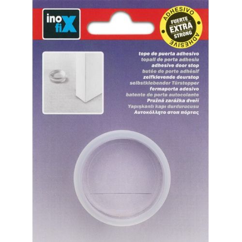 Tope cilíndrico adhesivo extra fuerte / transparente