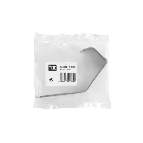 Colgador de acero doble / acero inox.