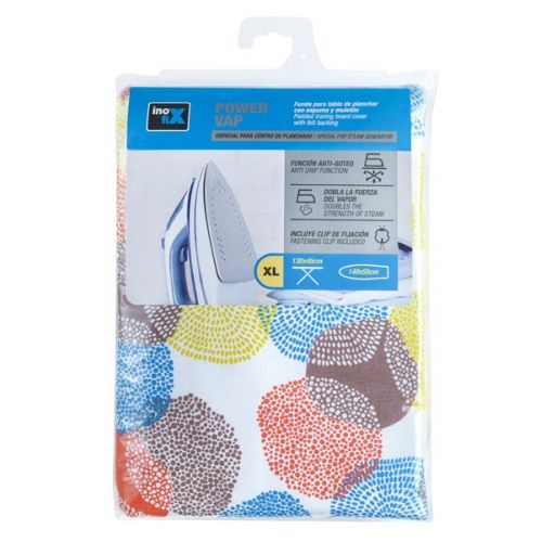 Funda plancha POWER VAP 140x55cm. / círculos