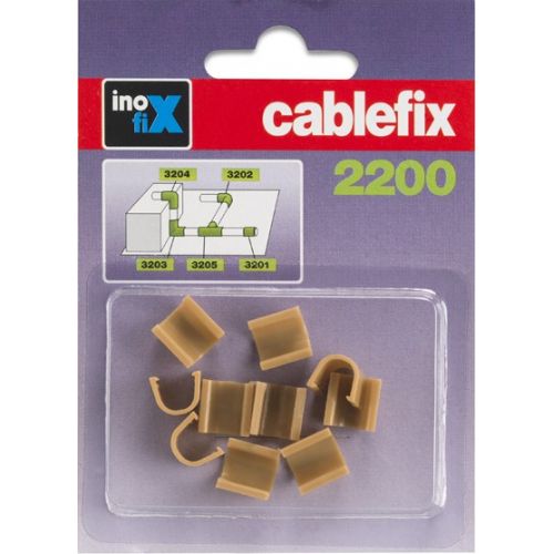 Enlace recto para cablefix 2200 / beige