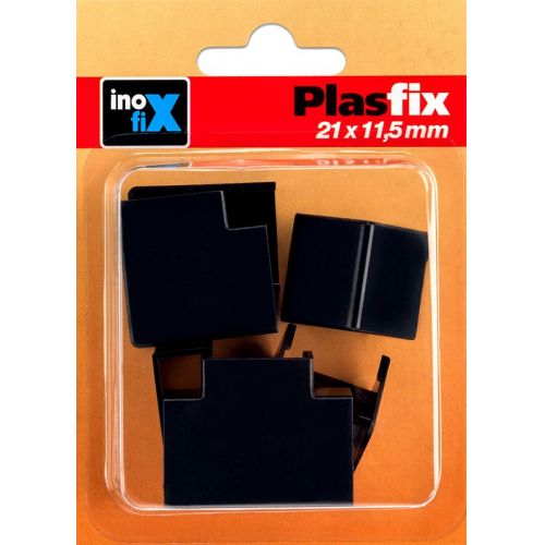 Accesorios surtidos canaleta 21 x 11,5 mm / negro
