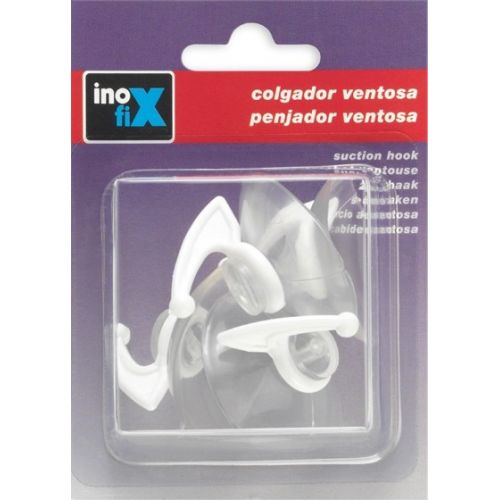 Colgador ventosa Ø 42 mm / blanco