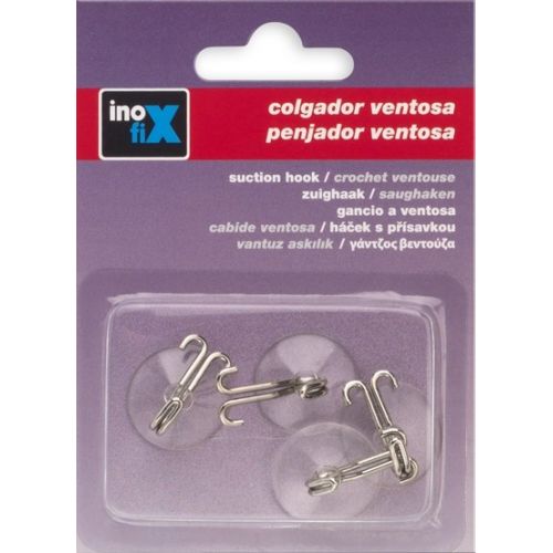 Colgador ventosa Ø 22 mm / cromado