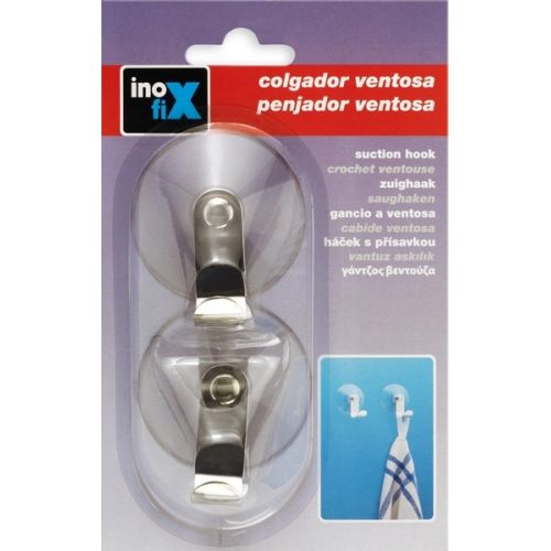 Colgador ventosa Ø 51 mm / acero inox.
