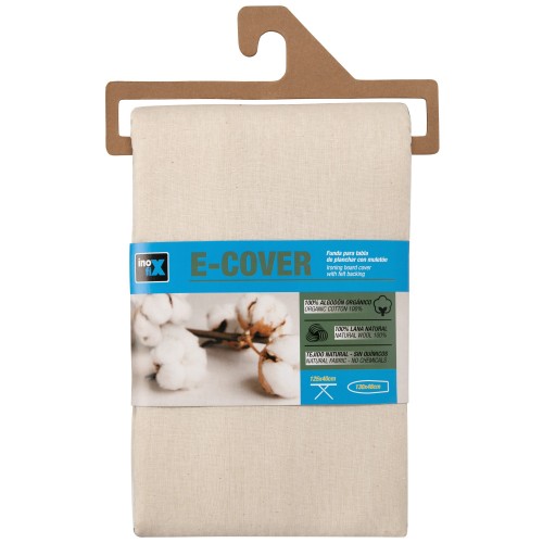 Funda plancha E-COVER 130x48cm. / beige